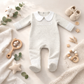 The Gentle Classic - Organic Cotton Baby Footie